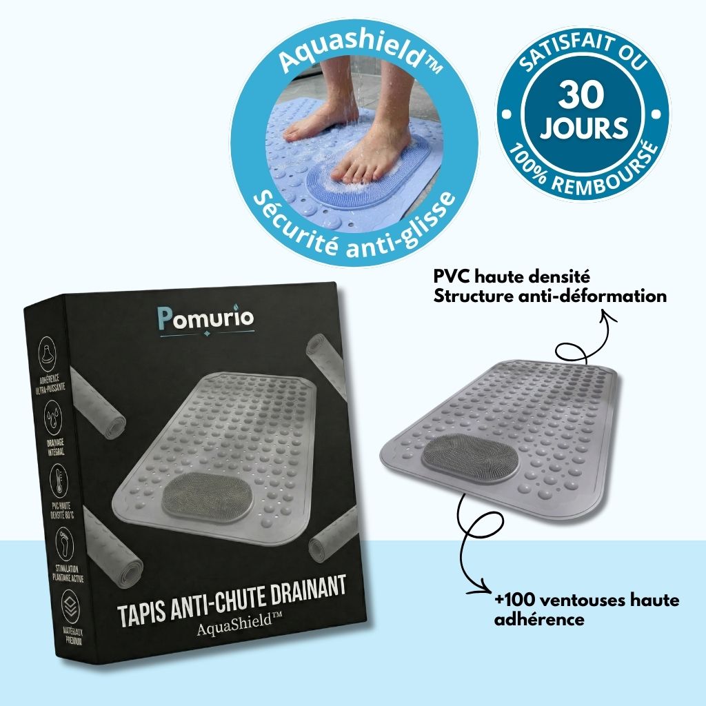 AquaShield™ – Tapis Anti-Chute Drainant