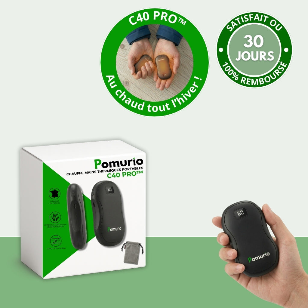 C40 PRO™ – Chauffe main électriques thermiques portables