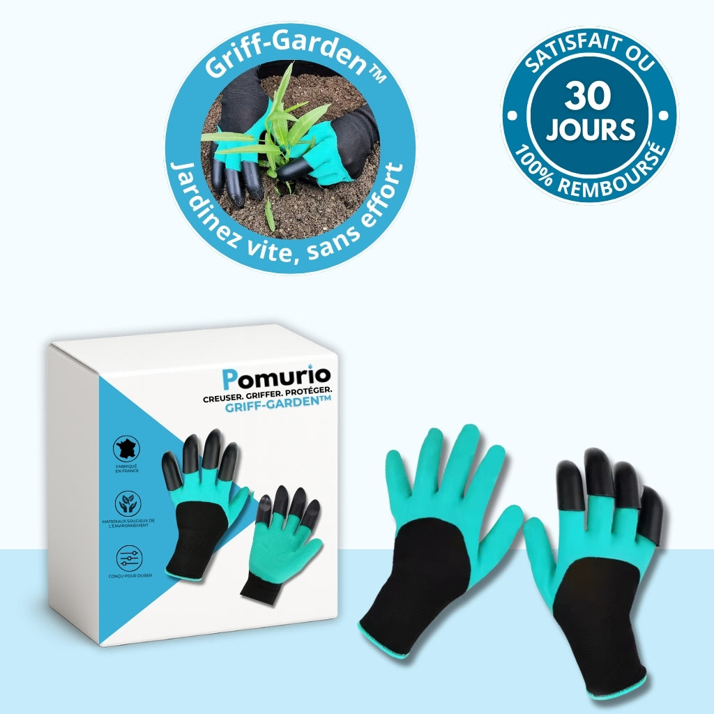 GriffGarden PRO™ – Gants de jardinage avec griffes intégrées