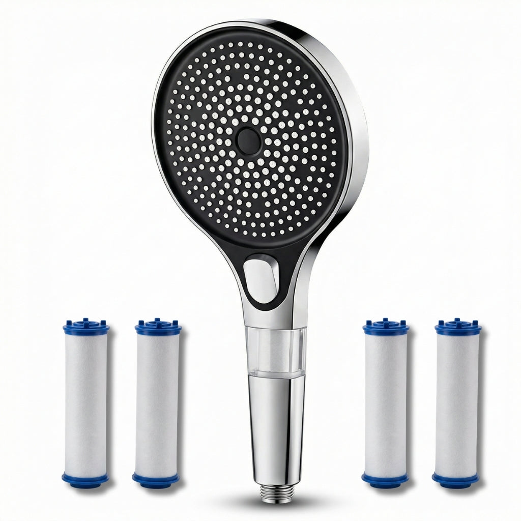 P28 PRO™ – Pommeau de douche grand panneau 13 cm filtrant – 4 modes