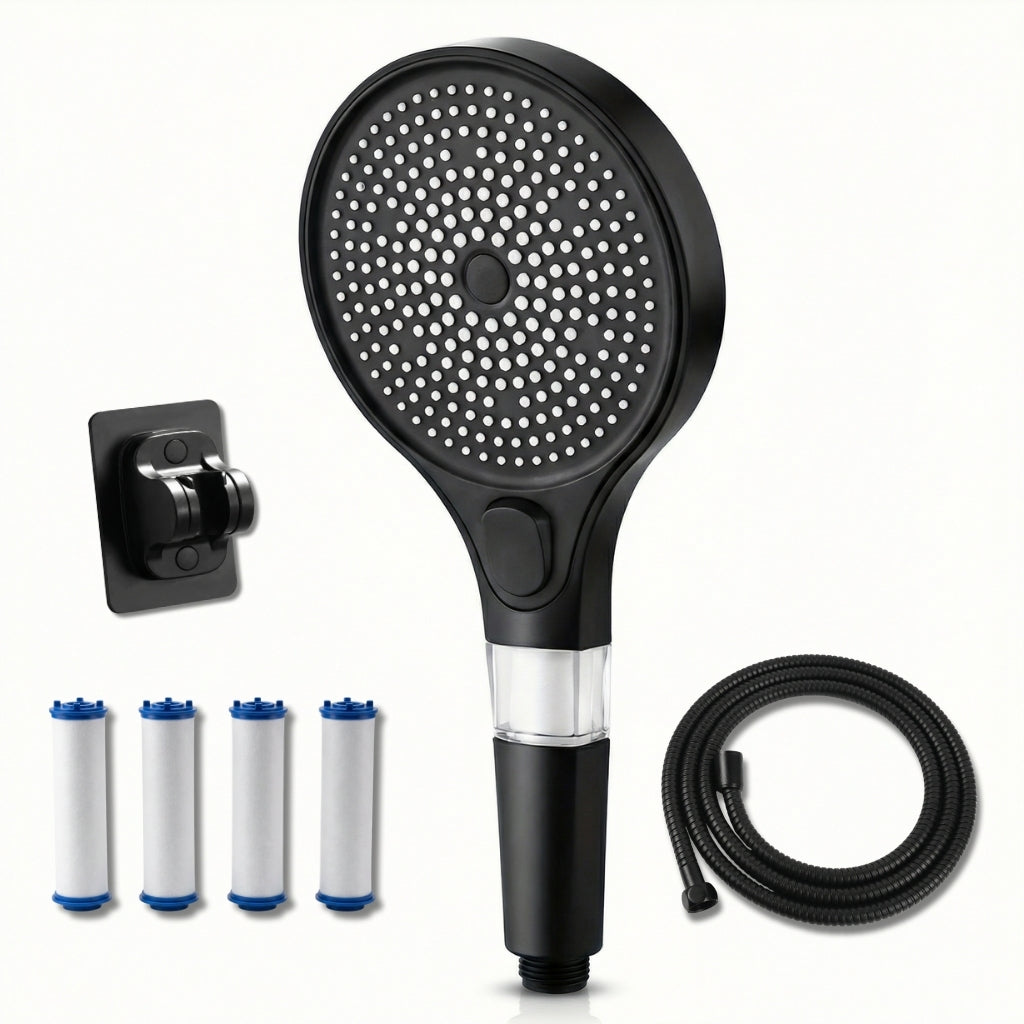 P28 PRO™ – Pommeau de douche grand panneau 13 cm filtrant – 4 modes