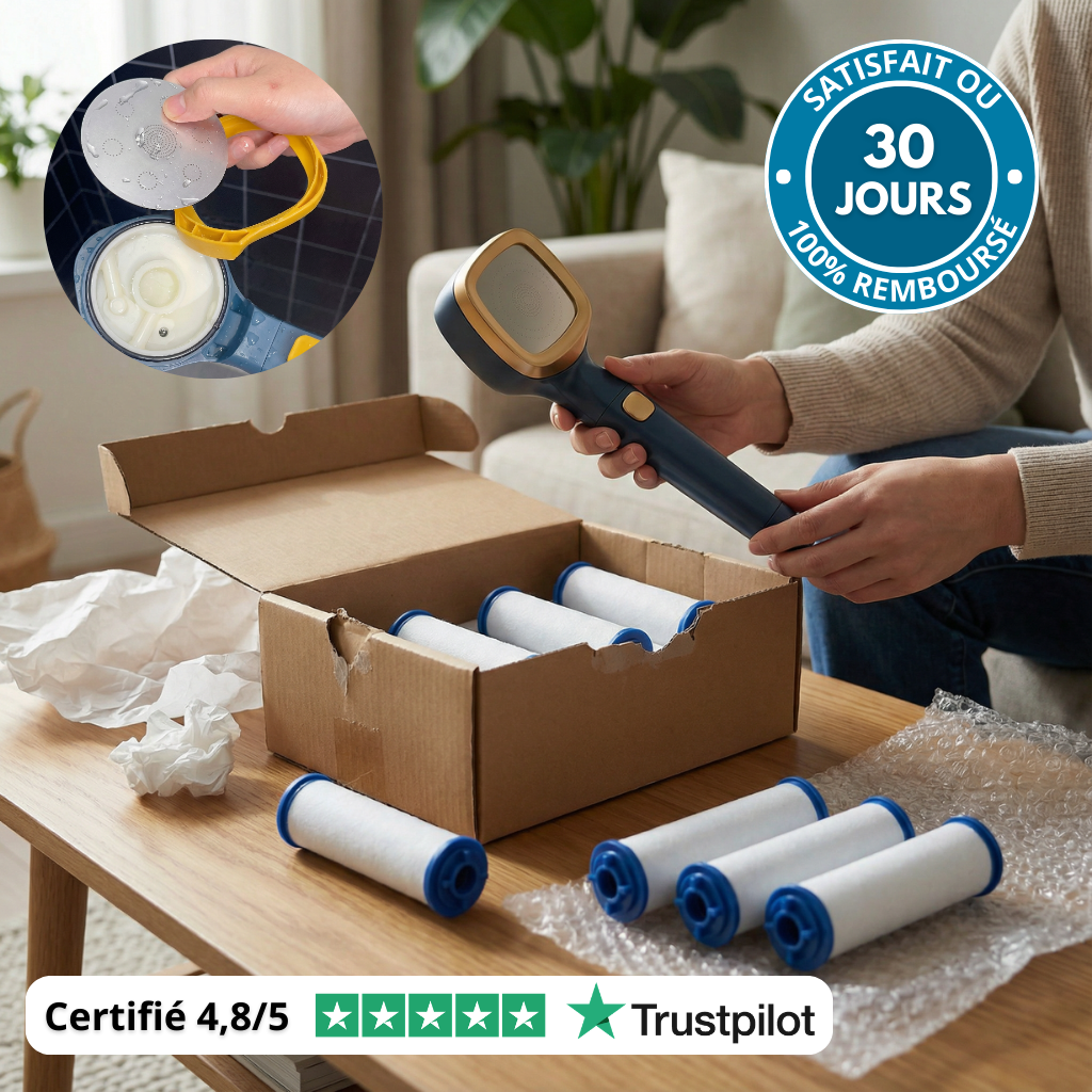 P30 PRO™ – Pommeau de douche avec filtration intégrée