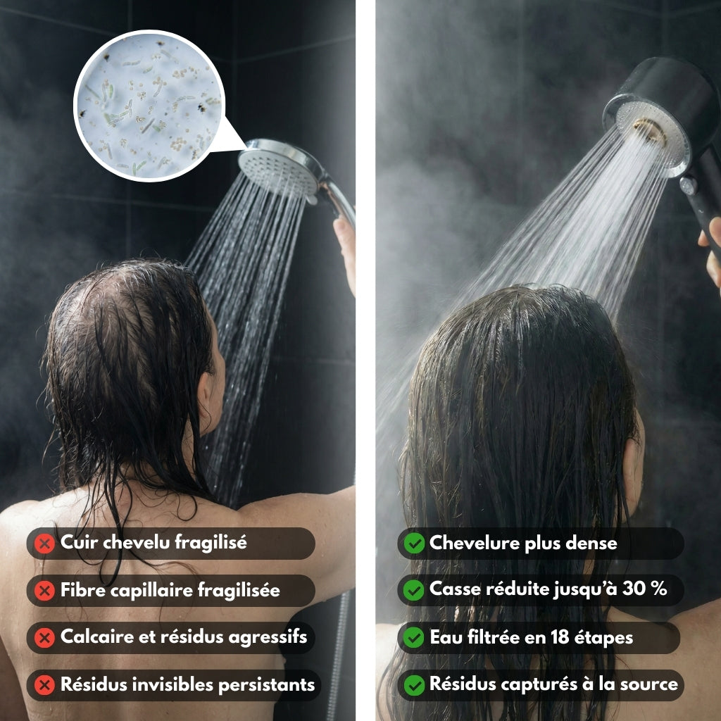 P30 PRO™ – Pommeau de douche avec filtration intégrée