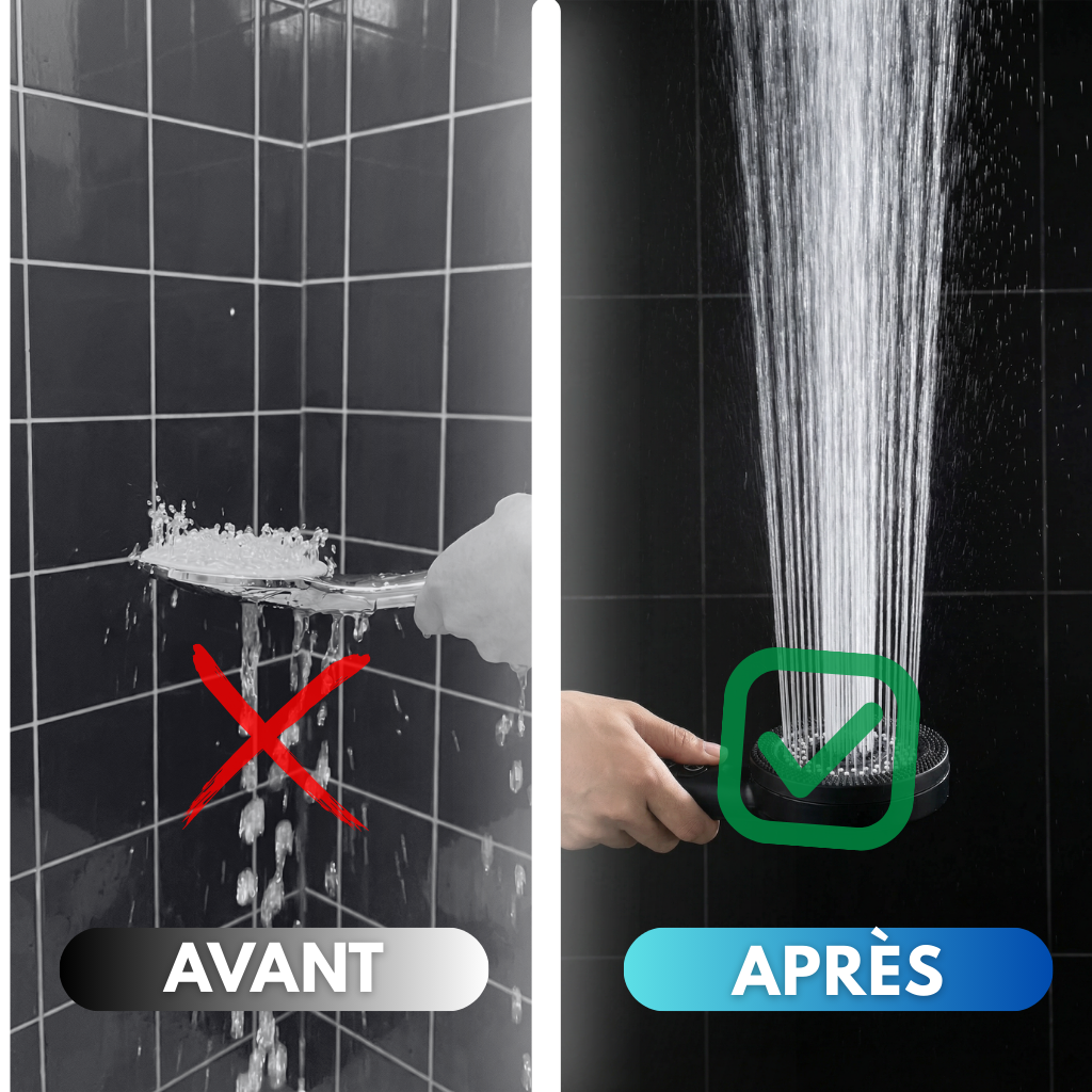 P33 PRO™ – Pommeau Filtrant Haute Pression Multi-Jets