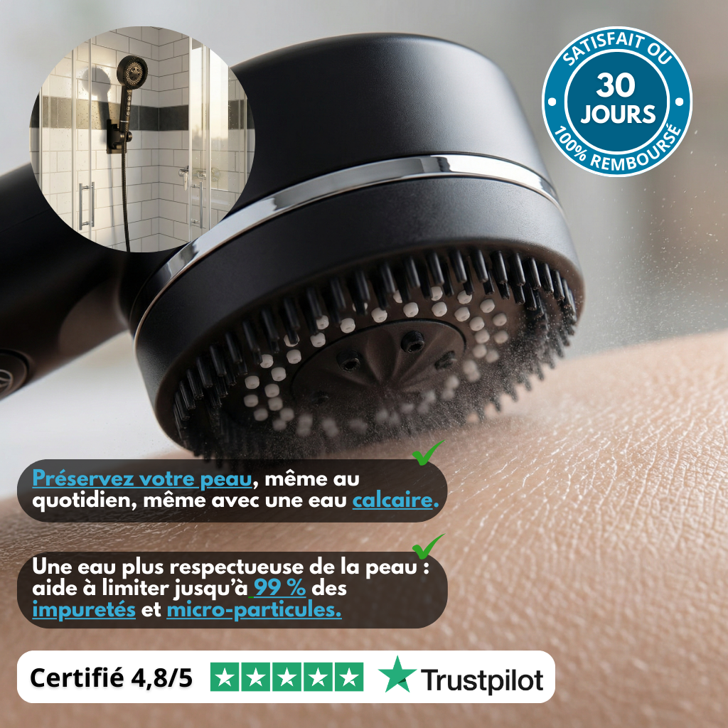 P33 PRO™ – Pommeau Filtrant Haute Pression Multi-Jets
