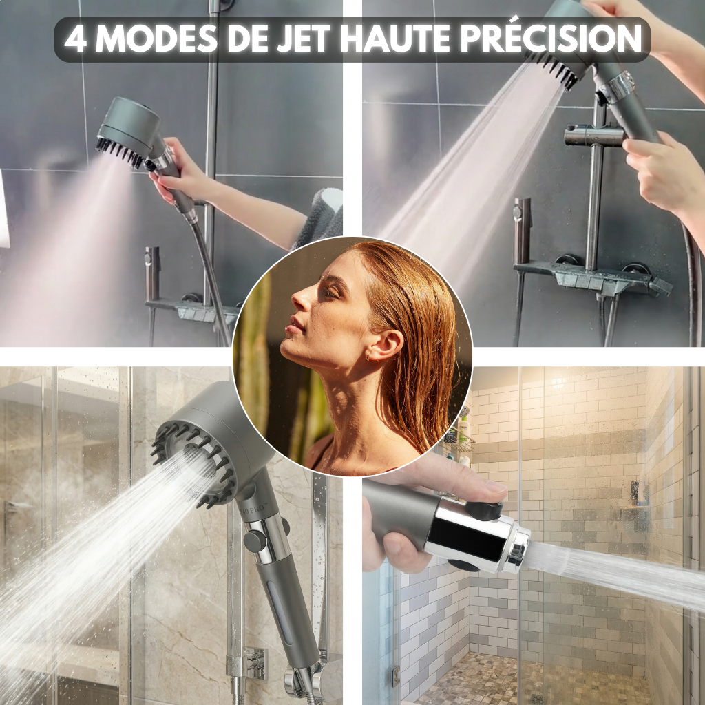 P40 PRO™ – Pommeau de Douche avec Filtre en Polypropylène
