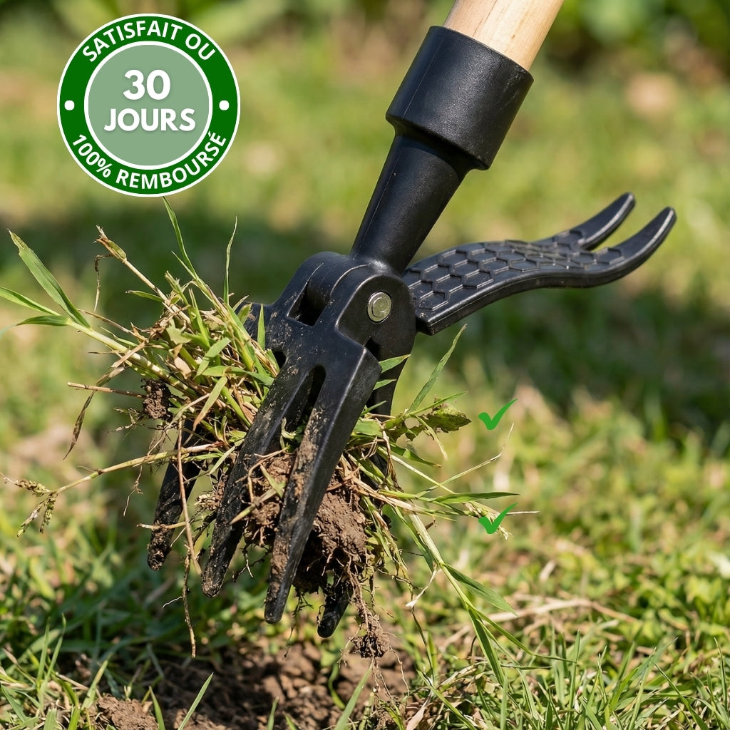RootGrip™ – Arrache mauvaises herbes manuel ergonomique