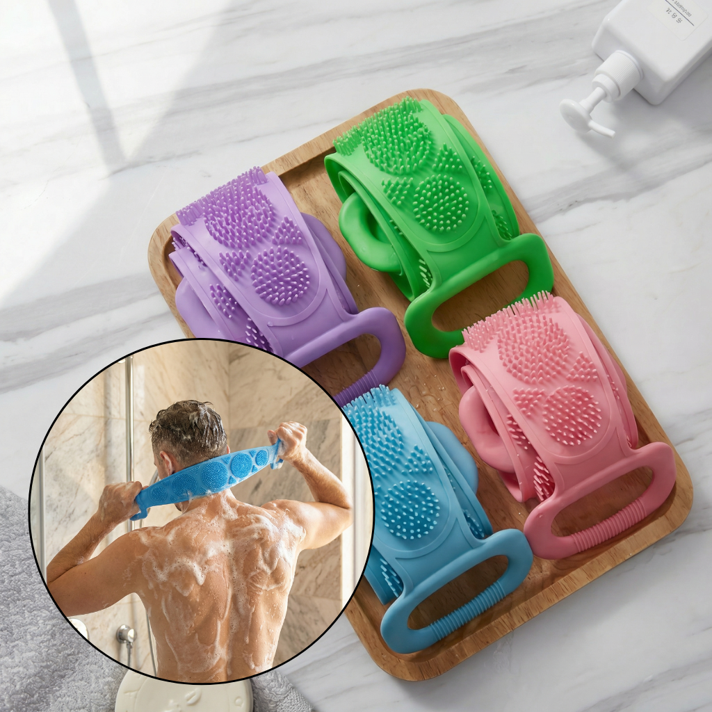 Bande de douche dos en silicone – Soin de la peau