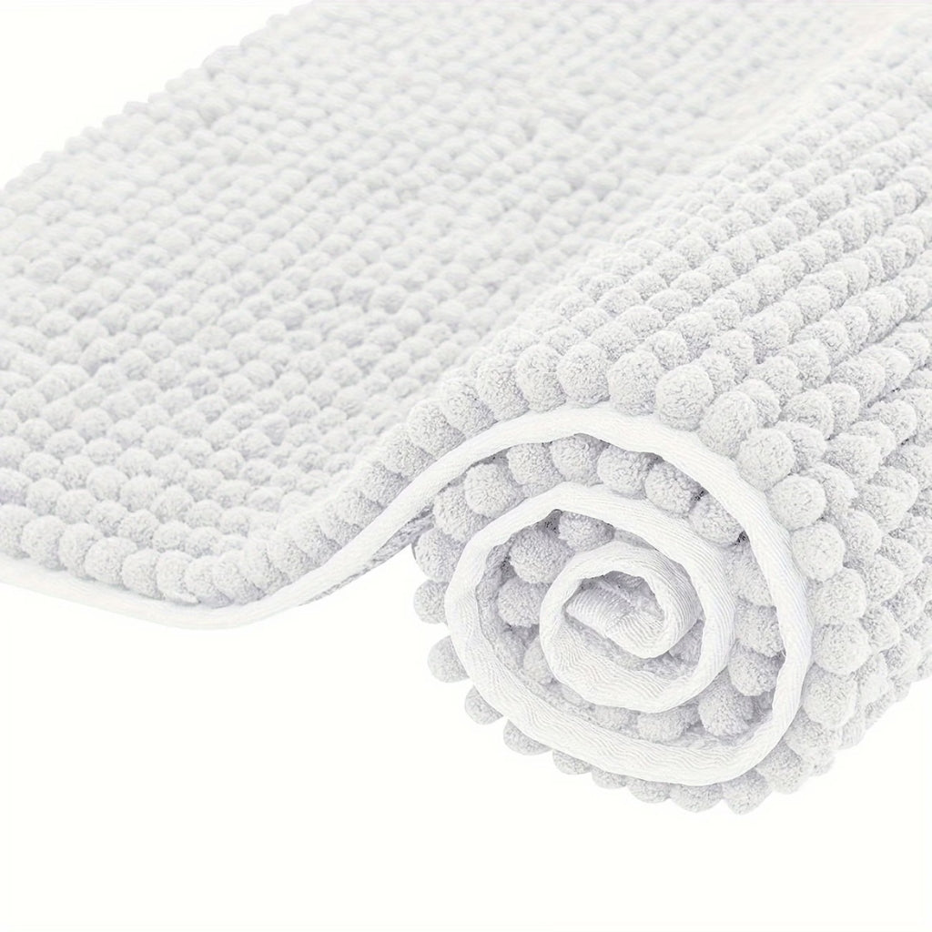 Tapis de Bain en Chenille Épaisse Antidérapante