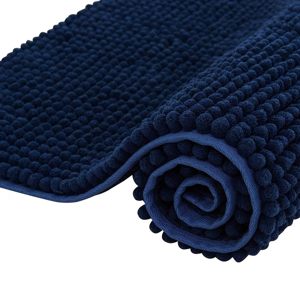 Tapis de Bain en Chenille Épaisse Antidérapante