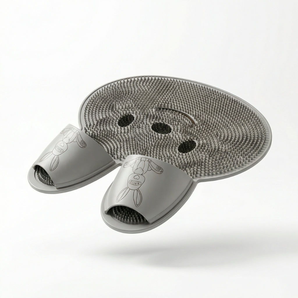 Tapis de douche stimulation plantaire lapin – Nettoyage quotidien