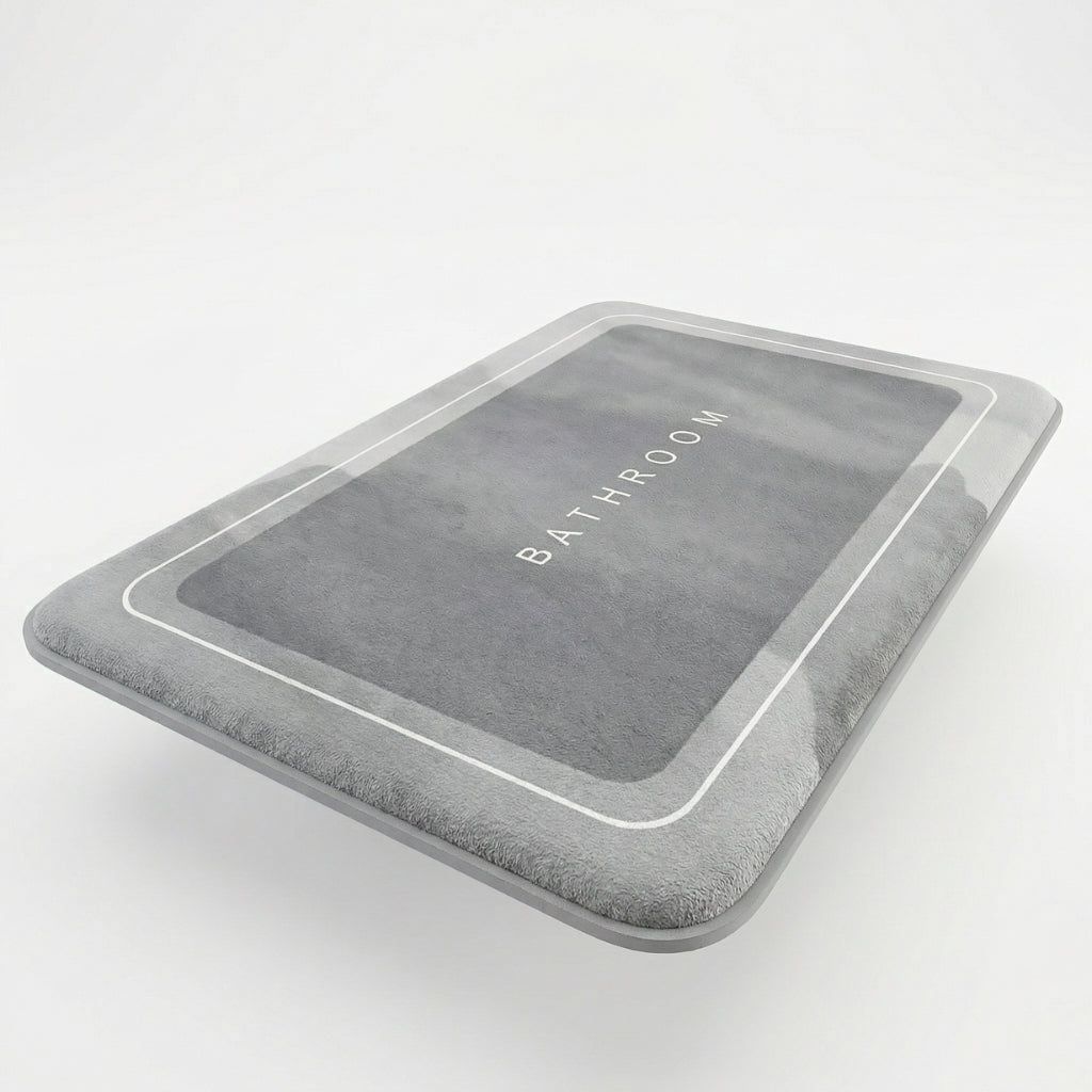 Tapis de bain absorbant épais antidérapant – Séchage rapide