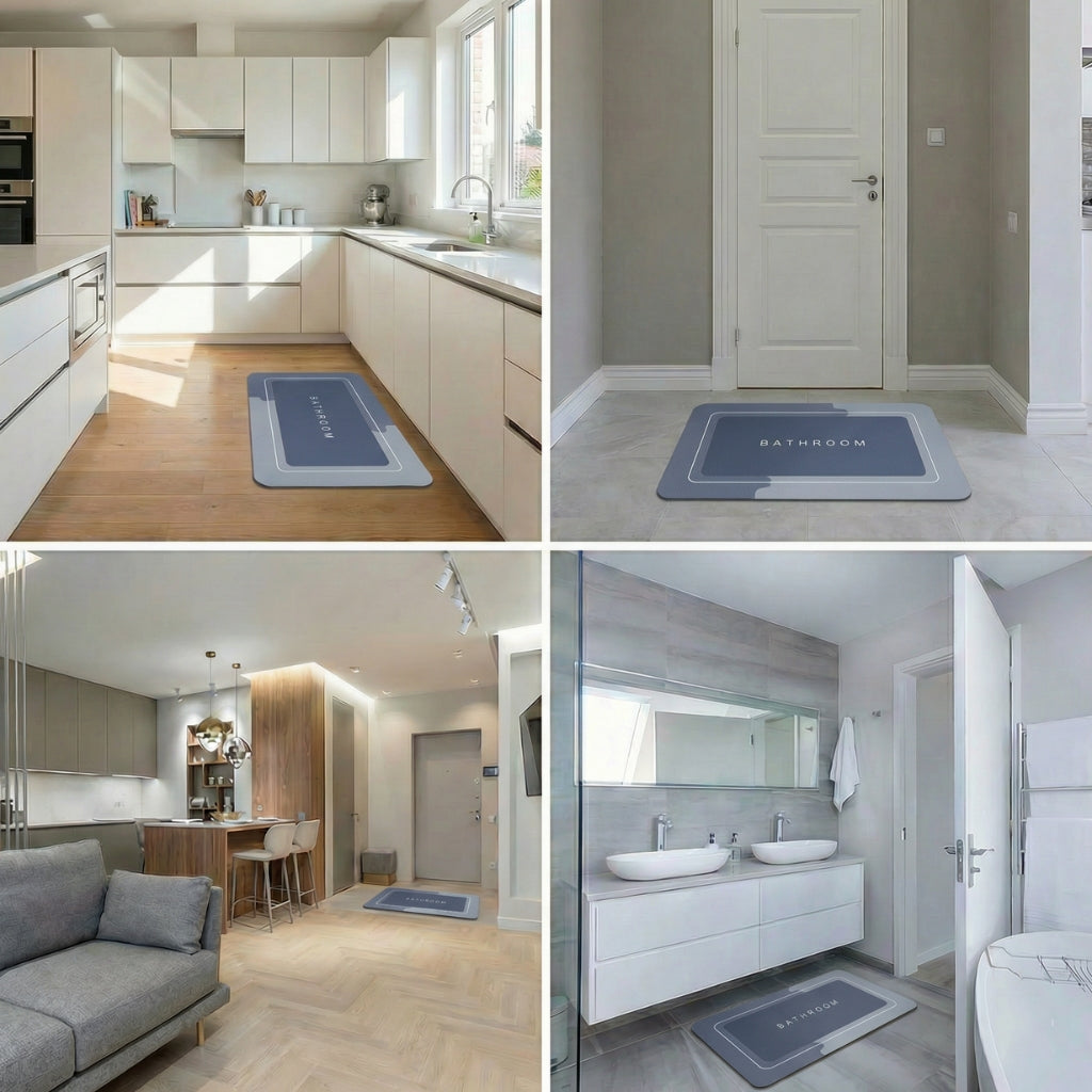 Tapis Nappa rectangulaire – Édition BATHROOM