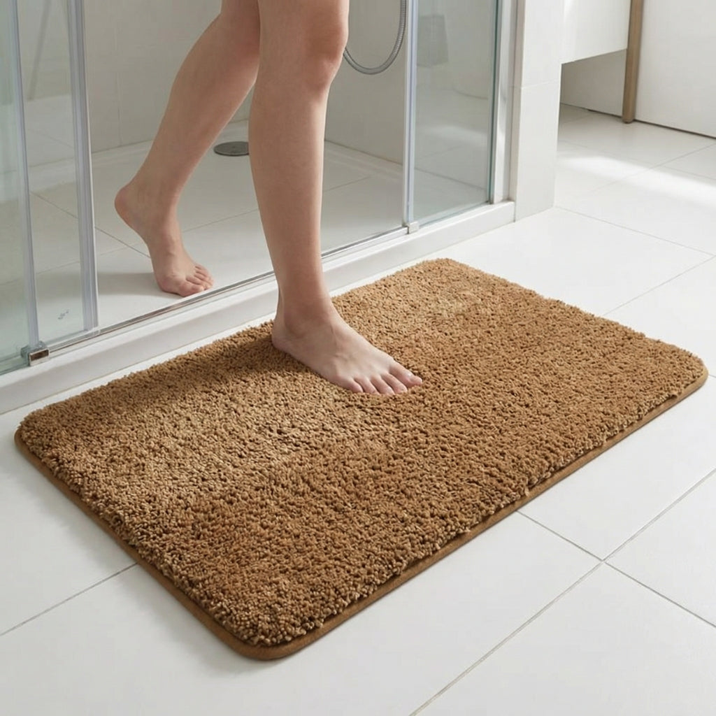 Tapis de bain velours ultra absorbant – Séchage rapide