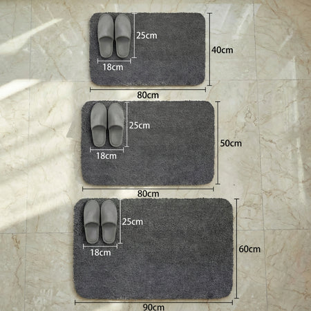 Tapis de bain velours ultra absorbant – Séchage rapide