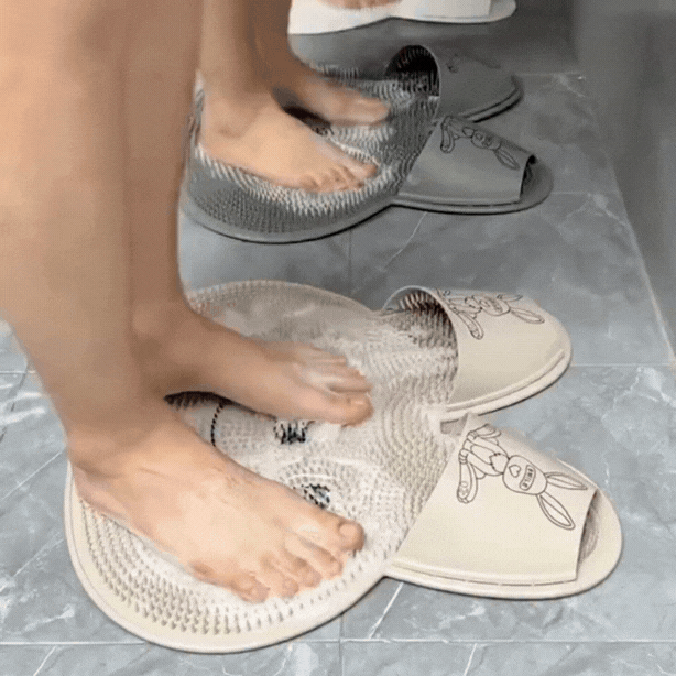 Tapis de douche stimulation plantaire lapin – Nettoyage quotidien