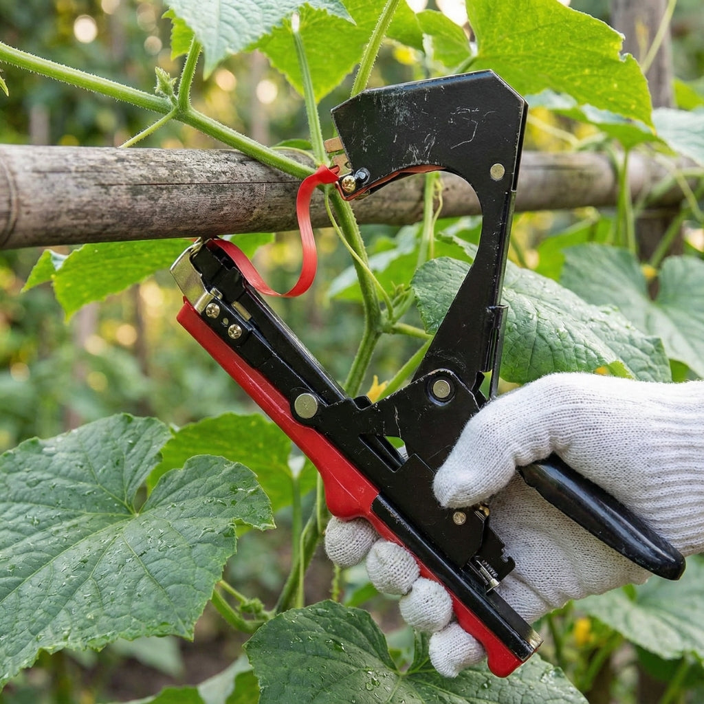TiePlant™ – Machine manuelle d’attache végétale & 10 recharges
